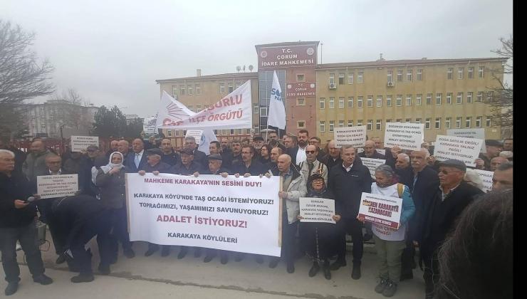 Karakaya Köyü Direniyor: “Doğamızı ve Geleceğimizi Taş Ocağına Teslim Etmeyeceğiz!”