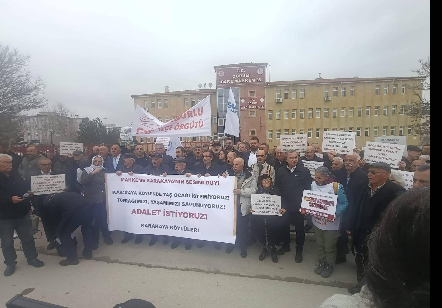 Karakaya Köyü Direniyor: “Doğamızı ve Geleceğimizi Taş Ocağına Teslim Etmeyeceğiz!”