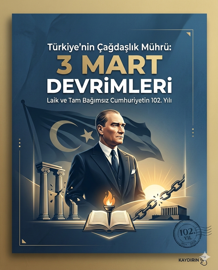 3 Mart Devrim Yasaları 102 Yaşında!
