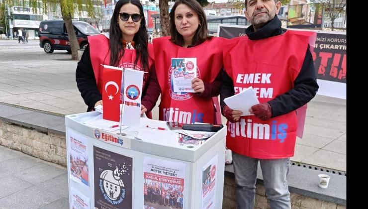 Okullarda Güvenlik Alarmı: Çorum Halkı Eğitim-İş’in Çığlığına Sessiz Kalmadı!