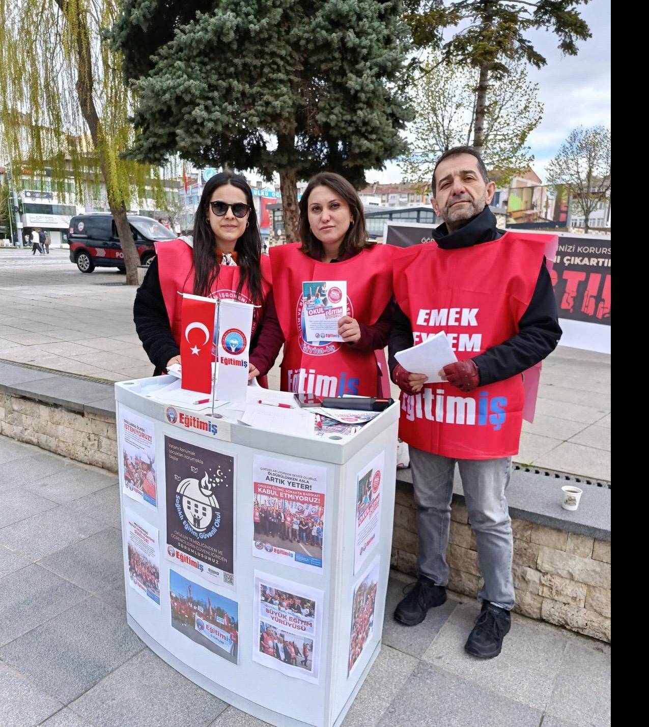 Okullarda Güvenlik Alarmı: Çorum Halkı Eğitim-İş’in Çığlığına Sessiz Kalmadı!