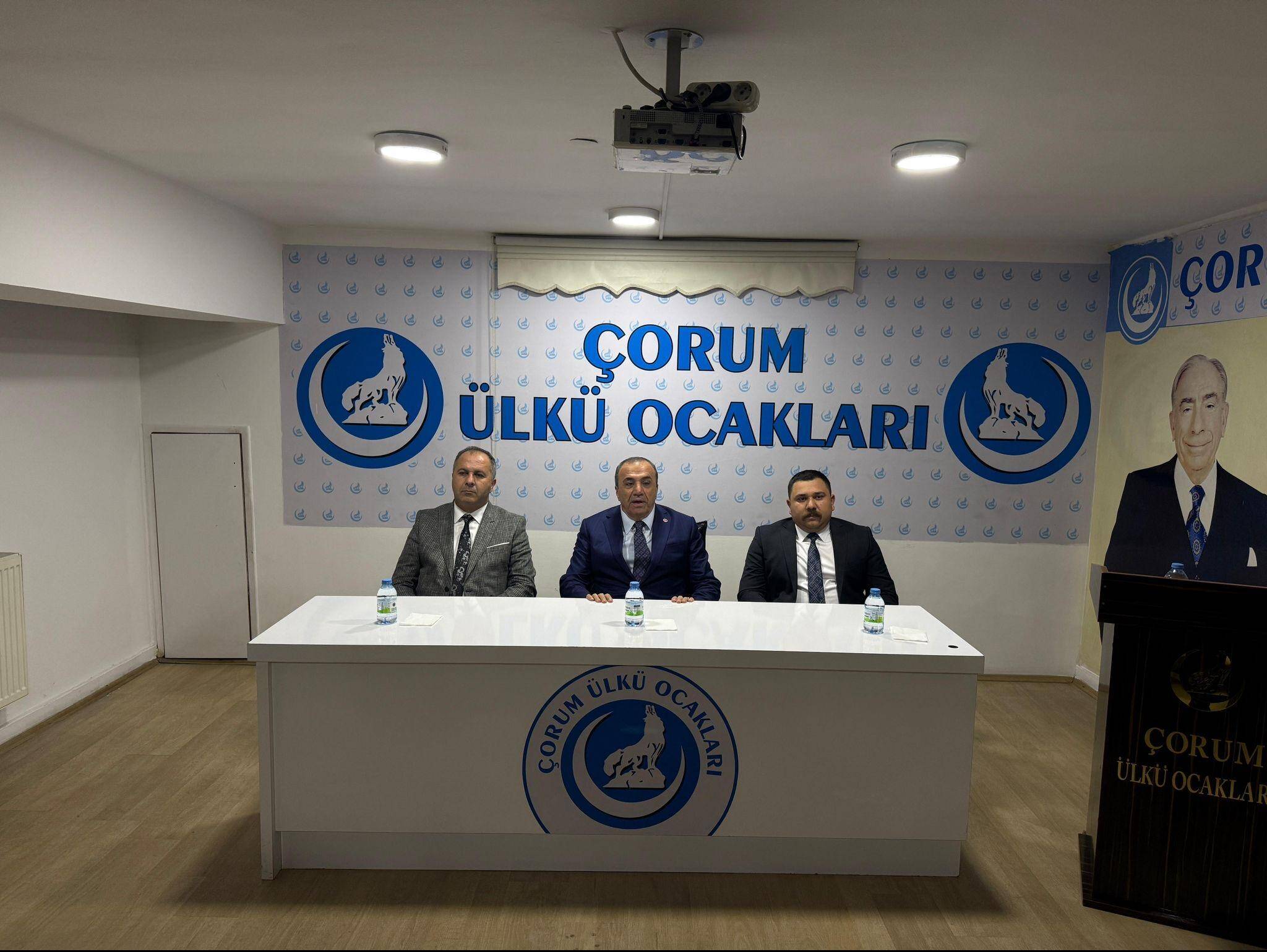 Çorum Ülkü Ocakları’nda Dev Adım: “Türk Gençliği Liderlik ve Gelişim Akademisi” Başladı