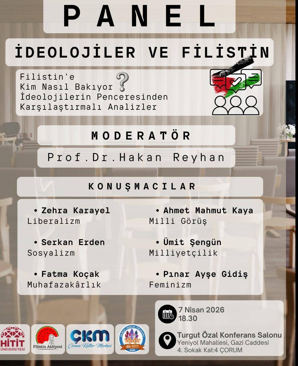 Filistin İçin Ortak Vicdan: 6 İdeoloji Tek Bir Panele Sığdı!