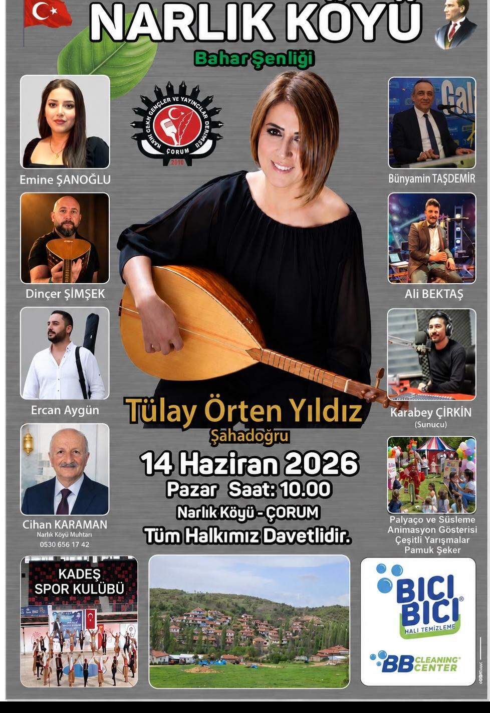 Narlık Köyü’nde Büyük Buluşma: Gönüller Bahar Şenliği’nde Bir Araya Geliyor!