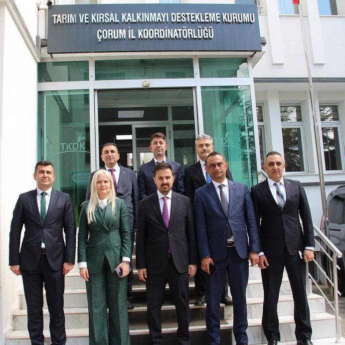 TKDK Başkanı Çorum’a Bir Çalışma Ziyareti Gerçekleştirdi