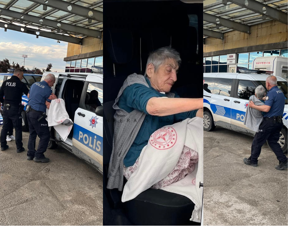 VİCDANIN SESİ OLDU: Yakınlarının Hastaneye Terk Ettiği Yaşlı Kadına Kahraman Polis Sahip Çıktı!