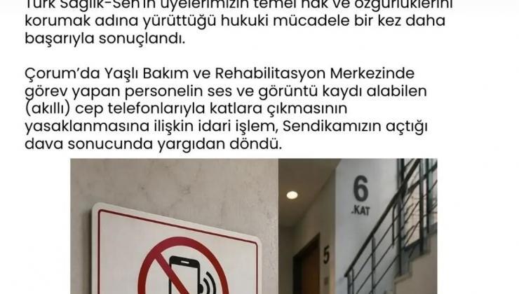 MAHKEMEDEN TOKAT GİBİ KARAR: “Çalışanın Telefonunu Yasaklayanlar, Taciz İddialarına Karşı Neden Sessiz?”
