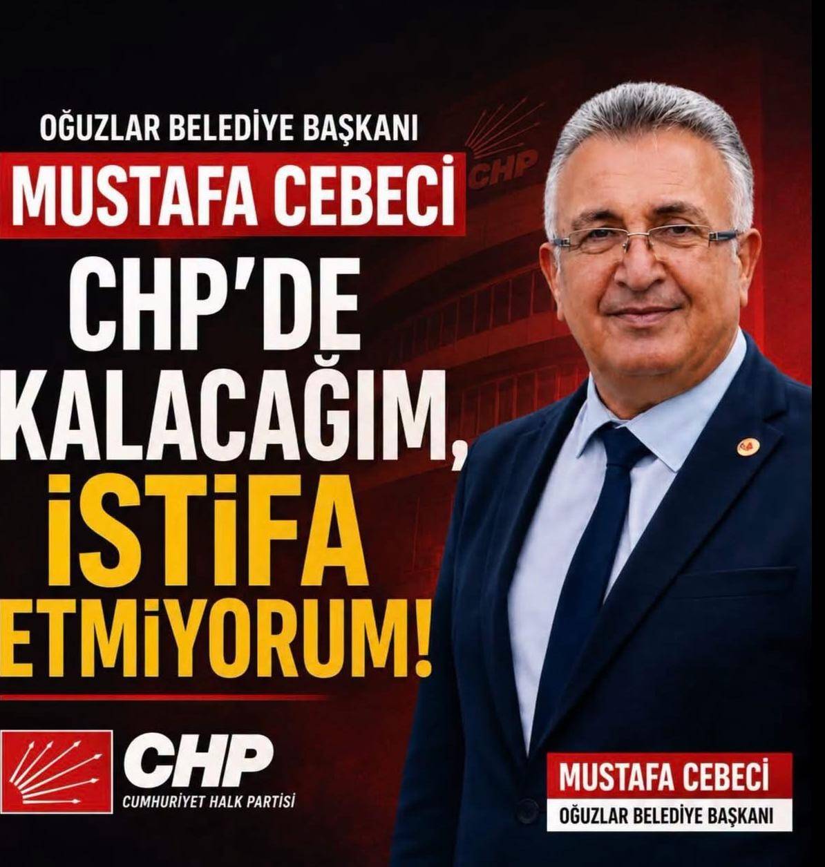 Siyasette İstifa Fırtınası Eserken Oğuzlar’dan Net Mesaj: “Benim Yerim Belli, Partimde Kalacağım!”