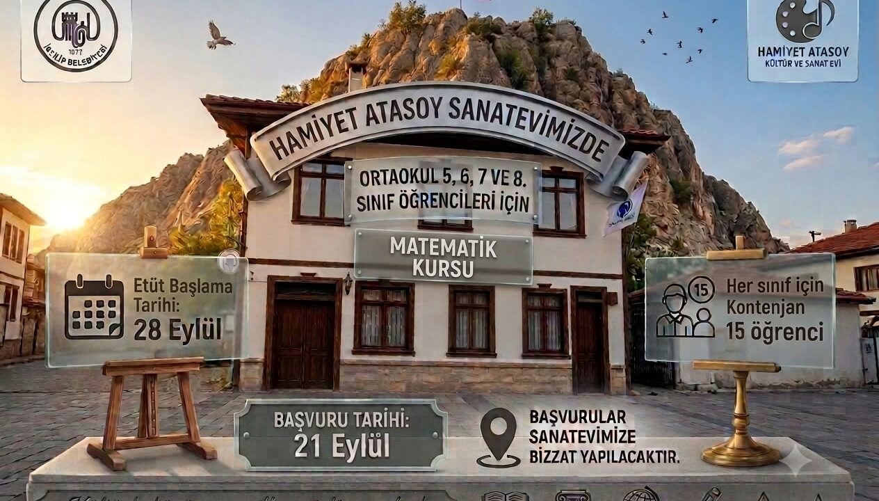 HAMİYET ATASOY KÜLTÜR VE SANAT EVİ’NDE MATEMATİK KURSU BAŞLIYOR!