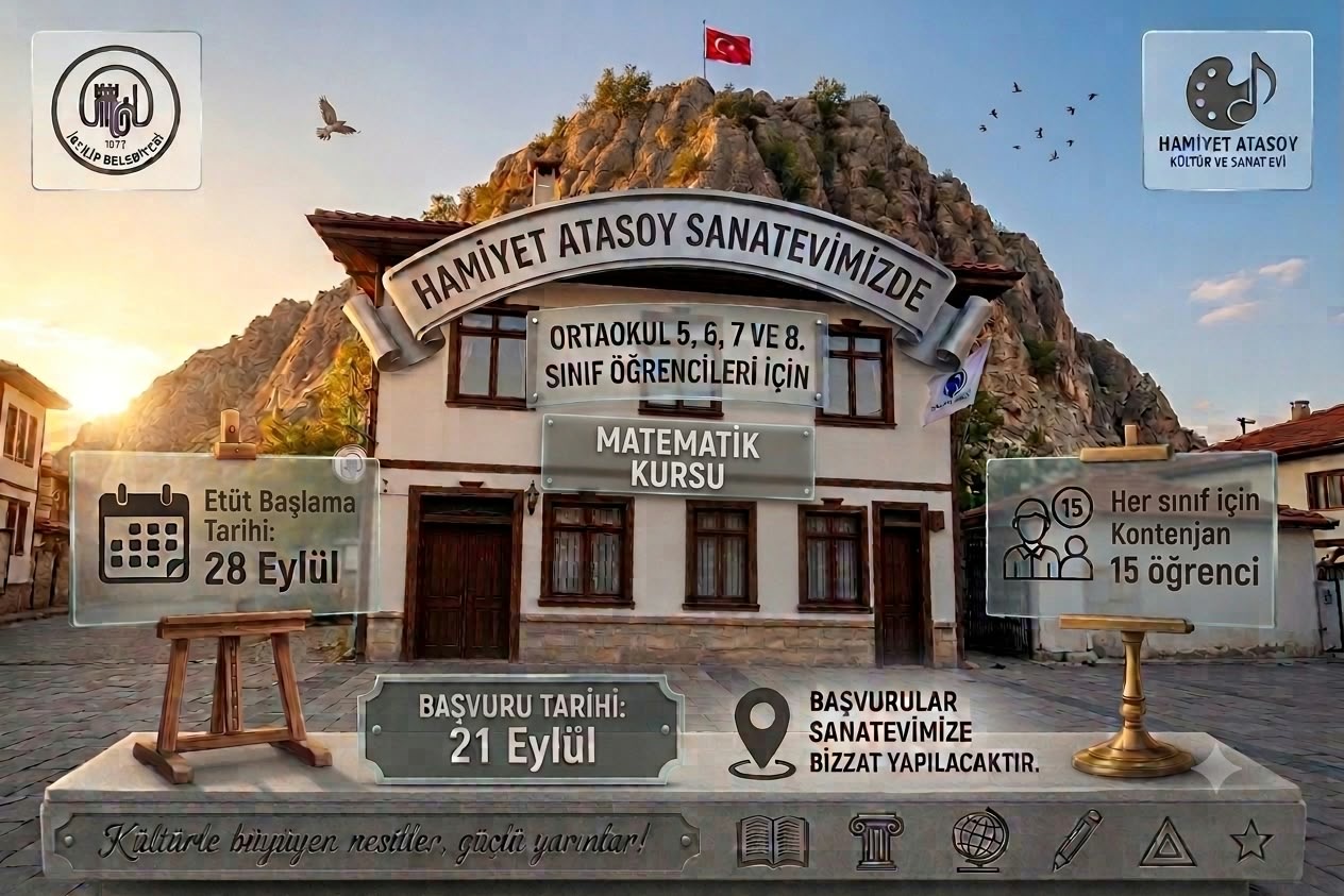 HAMİYET ATASOY KÜLTÜR VE SANAT EVİ’NDE MATEMATİK KURSU BAŞLIYOR!