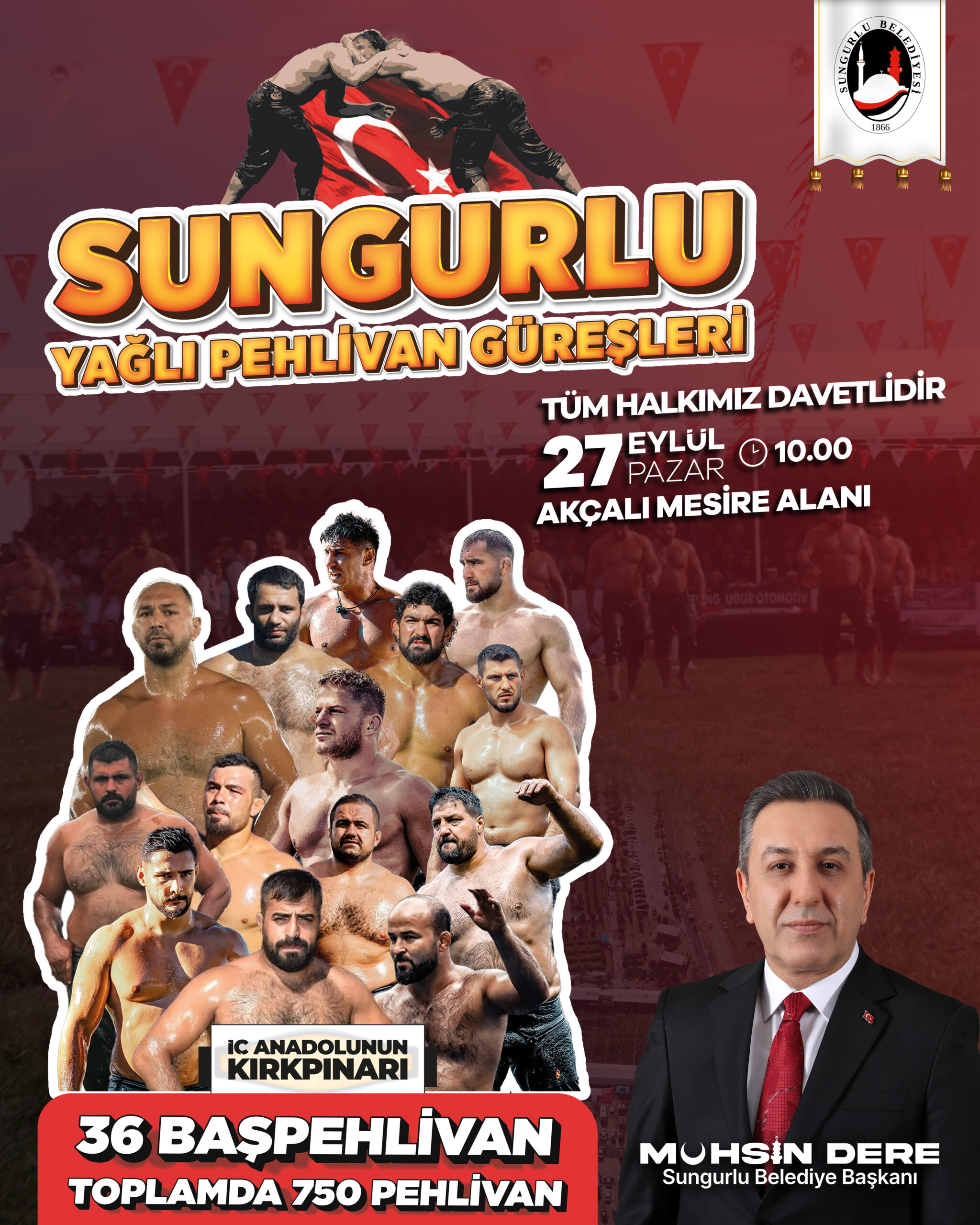 Er Meydanı Sungurlu’da Kuruluyor: 750 Pehlivan Şampiyonluk İçin Kısbet Giyecek