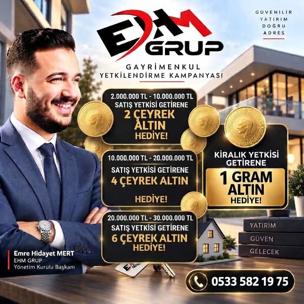 EHM GRUP’tan Gayrimenkul Sahiplerine ve Referans Ağına Altın Kazandıran Kampanya