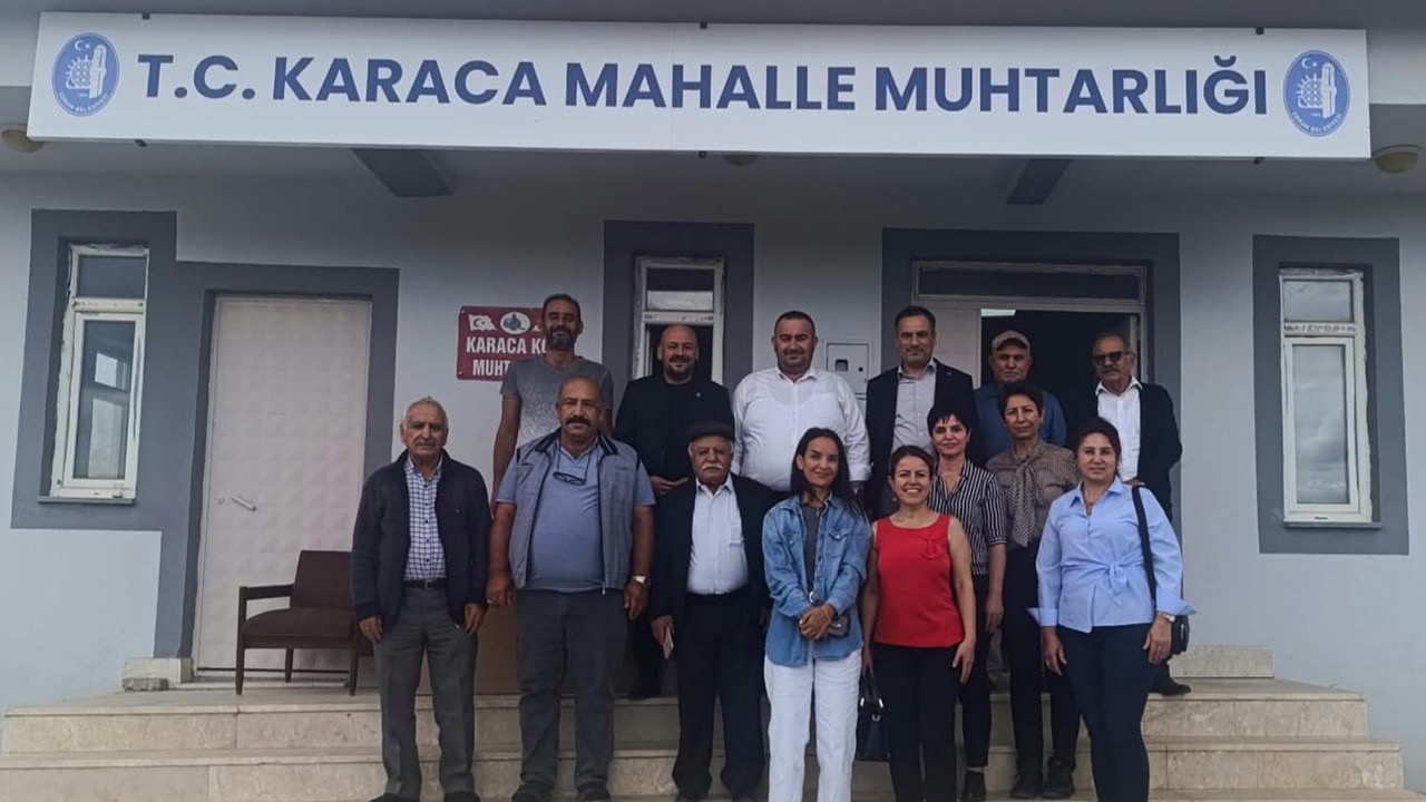 CHP Çorum il ve ilçe örgütleri sahada: Karaca Mahallesi ziyaret edildi